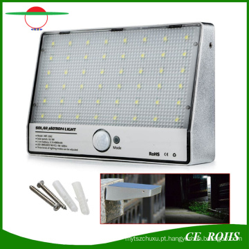 Lâmpada de jardim solar durável de alumínio durável do branco 600lm 48LED com Ce RoHS aprovado